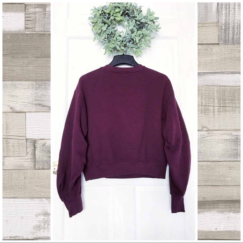 Express | “Feel Good” Cozy Balloon Sleeve Sweater - Picture 2 of 6